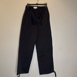 Moussy Vintage Black Cargo Style Balloon Pants - Size Small